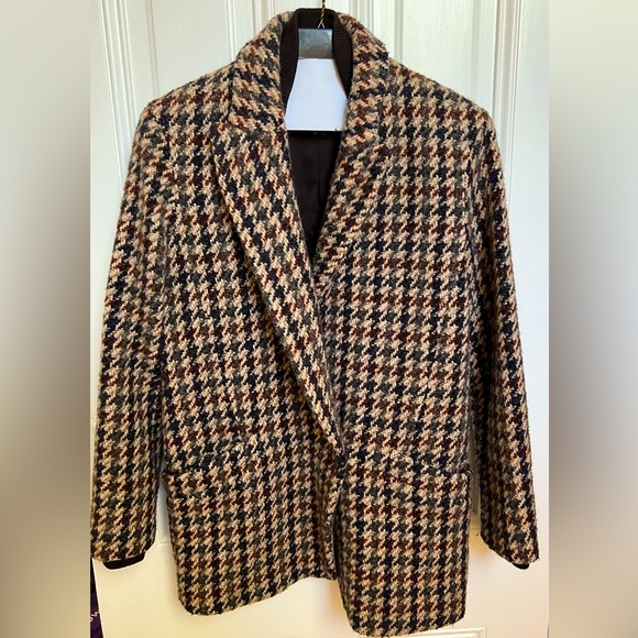 Theory Houndstooth Blazer Coat - Picture 4 of 6